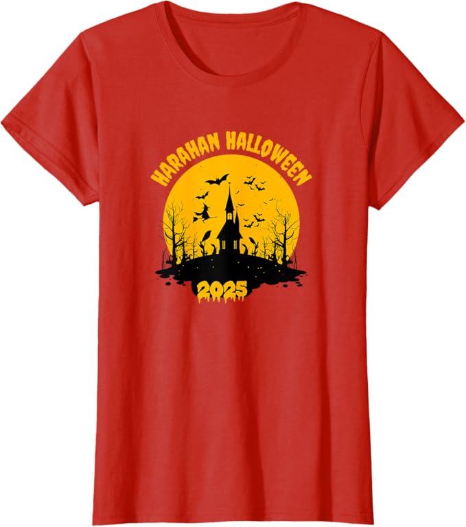 Harahan Halloween Women Shirt 2025 Spooky Costume Halloween Shirt